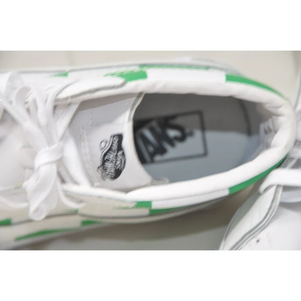 Vans SK8-Hi Mens 9.5 Shoes Skate Casual Leather Check Womens 11